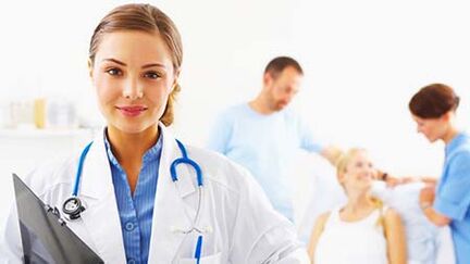 As a doctor treats from parasites