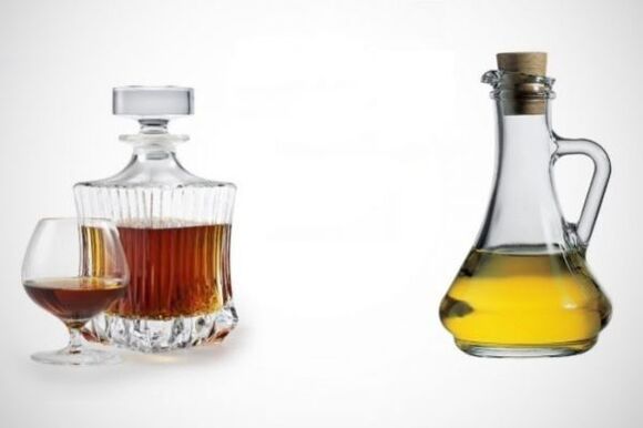 cognac and castor oil to get rid of parasites from the body